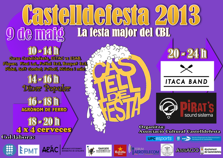 Cartell Castelldefesta 2013