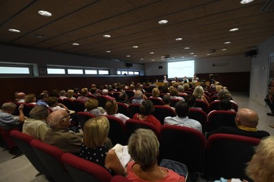 Acte d'inauguració del curs 2018-2019 de l'Aula d'Extensió Universitària Sènior UPC.