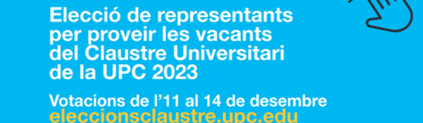 Eleccions per proveir les vacants al Claustre Universitari de la UPC